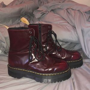Vegan Doc Marten Jadon II. Size 10 US M.